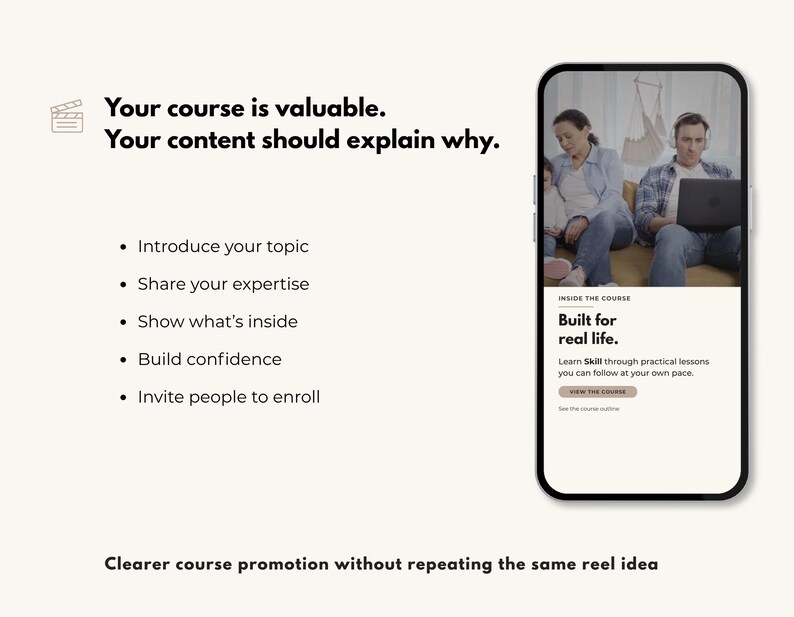 Course Launch Kit - 10 Canva Instagram Reel Templates in a Strategic ...