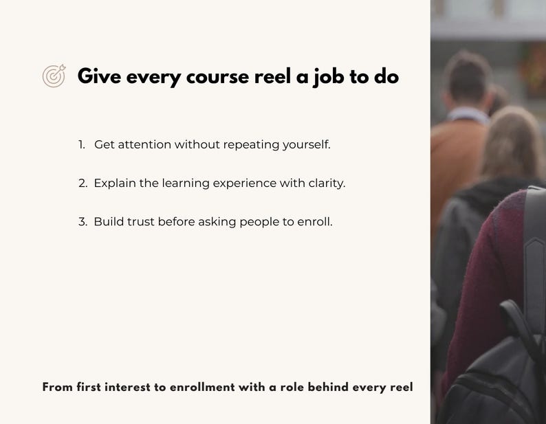 Course Launch Kit - 10 Canva Instagram Reel Templates in a Strategic ...