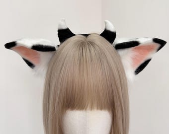 Lot 4 Bandeaux Cornes De Vache élastiques – Pour Cosplay, Fête Déguisée, Spectacle, Ajustable - 10