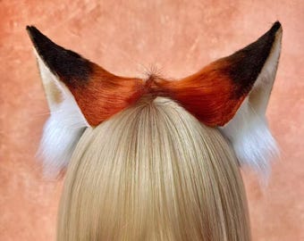 Faux Fur Fox ? Nick Animal Ear Headband Nick Fox Imitation Fox Ears, Fluffy Fox Ears Headband  main image 4