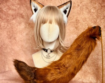 FDCGAS Plüsch-Fuchsohren-Stirnband – Braun, Für Cosplay, Party, Kinder & Erwachsene