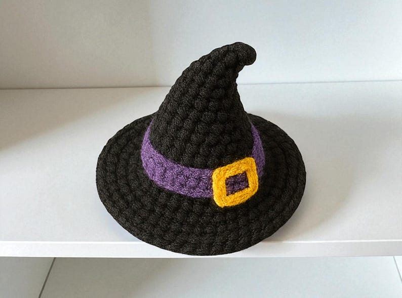Witch Hat Crochet Pattern PDF: Beginner Halloween Amigurumi - Etsy