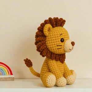 Lion Crochet Pattern PDF: Mini Amigurumi Jungle Animal Toy - Etsy Australia
