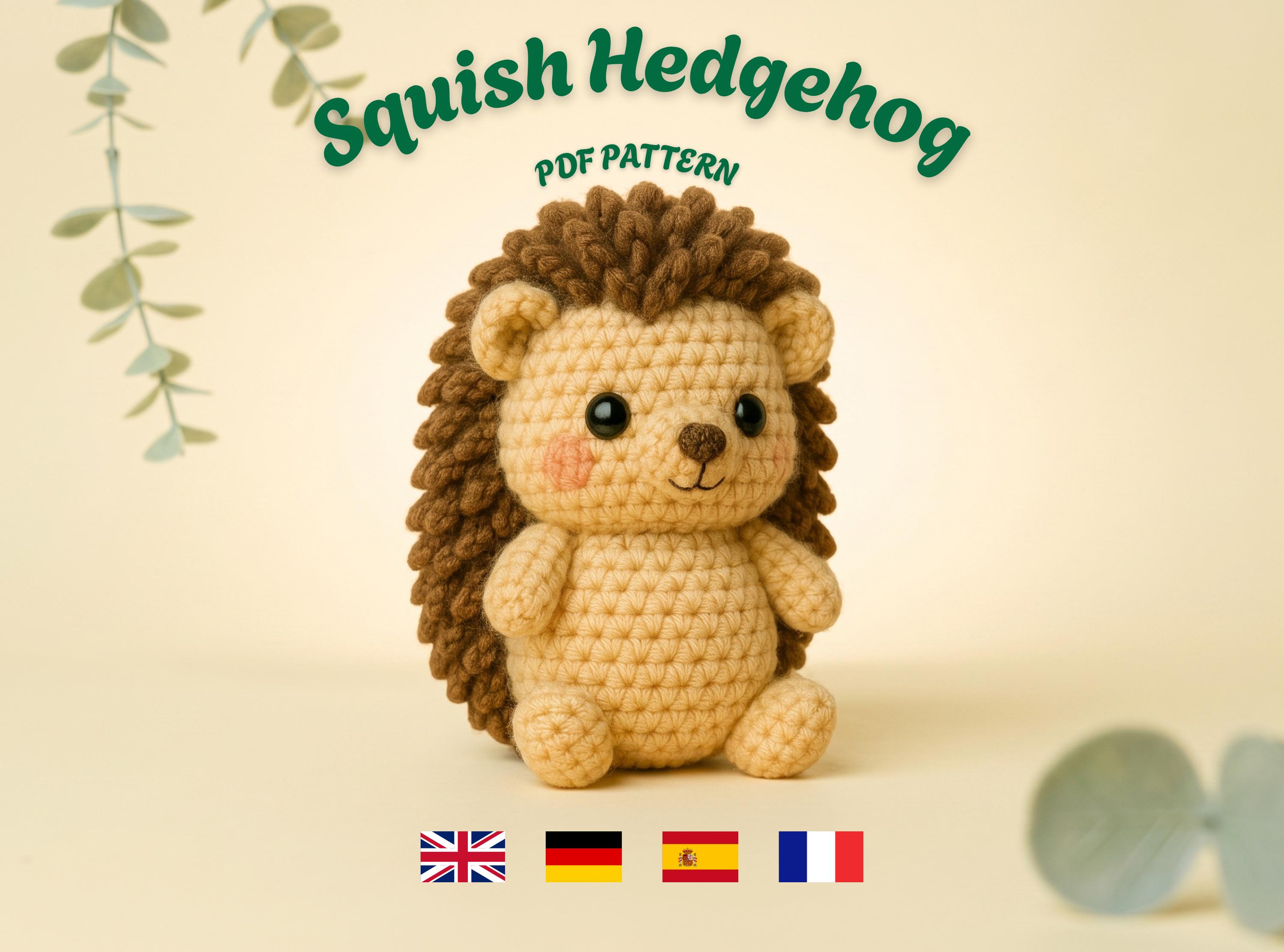 35 Hedgehog Crochet Patterns for Cute Woodland Amigurumi Gifts 17 Hedgehog Crochet Pattern: Amigurumi