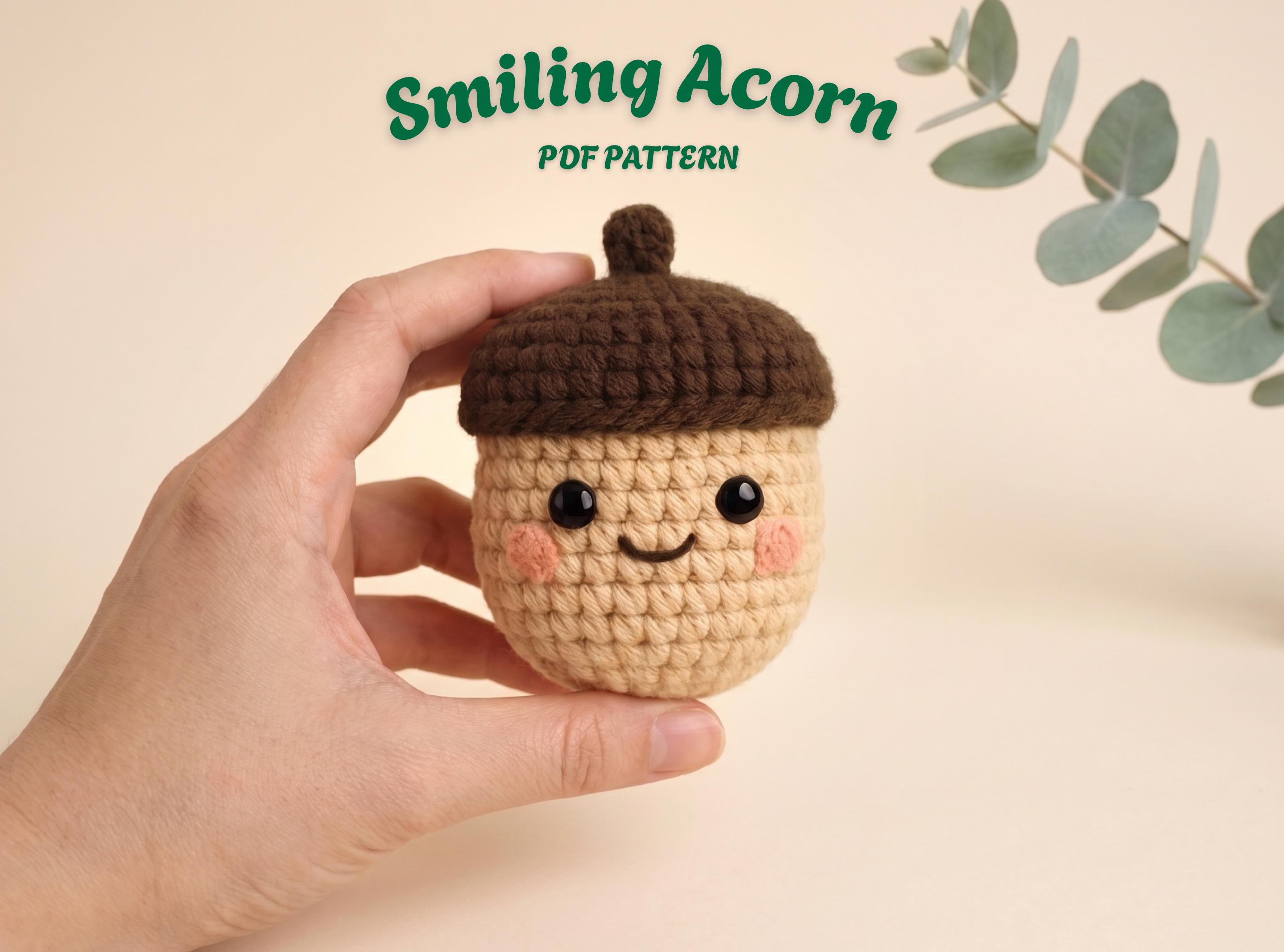 Crochet Acorn Amigurumi Pattern: Beginner Friendly