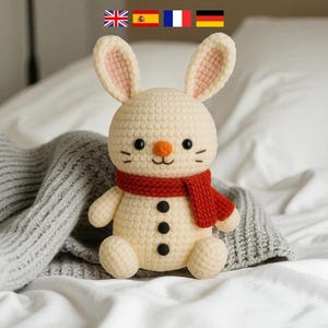 Crochet Bunny Pattern PDF – Amigurumi Bunny Plush – Stuffed Rabbit Crochet Toy – Bunny Amigurumi Pattern – DIY Easter Gift Idea