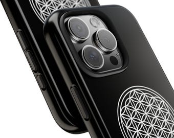 Blume des Lebens Geometrische Handyhülle - Robuster & Stilvoller Schutz, Perfektes Geschenk für Tech-Liebhaber, Smartphone Zubehör, Einzigartiges Design, Modern