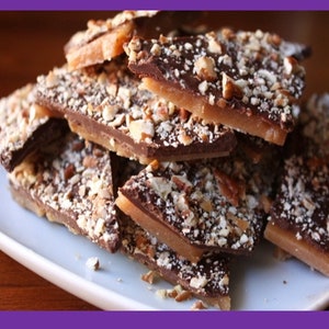 English Toffee with Peanuts