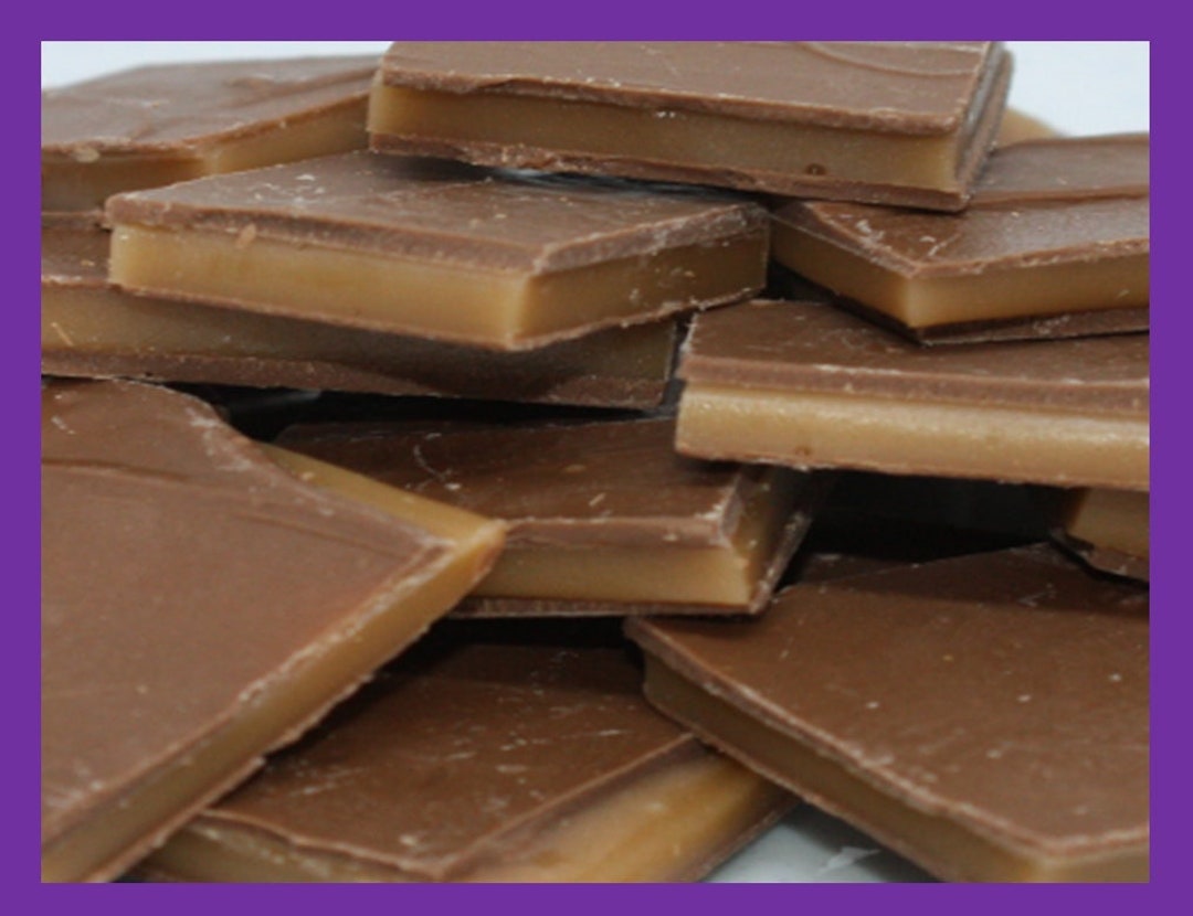 English Toffee Without Nuts and Milk Chocolate or Dark Etsy