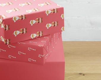 Vellen kerstcadeaupapier Peperkoek Kerstcadeaupapier