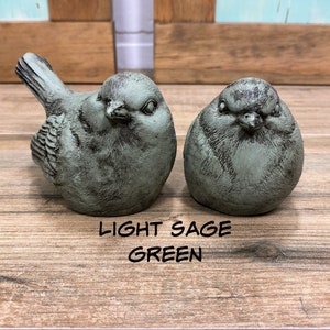 Pair of Birds Figurines Set of Two Birds Statues Farmhouse Decor Bird Figurine Bird Statue Shabby Chic Bird Lover Gift Bird Collectible