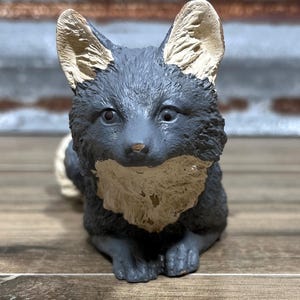 Ready To Ship Fox Figurine Woodland Décor Fox Statue Fox Collectible Farmhouse Fox Statue Fox Lover Gift Woodland Themed Nursery Gift
