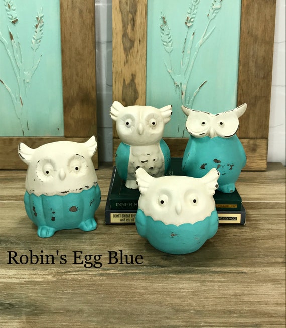 Set of Owls Figurines//Owl Collectibles//Owl Lover Gift//Set Etsy