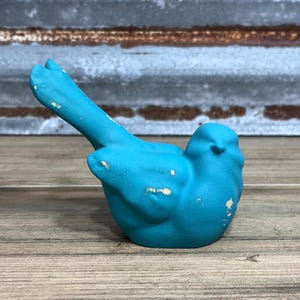 Ready To Ship Pair of Birds Figurine Bird Statue Woodland Bird Farmhouse Decor Bird Tabletop Decor Bird Lover Gift Bird Collectible