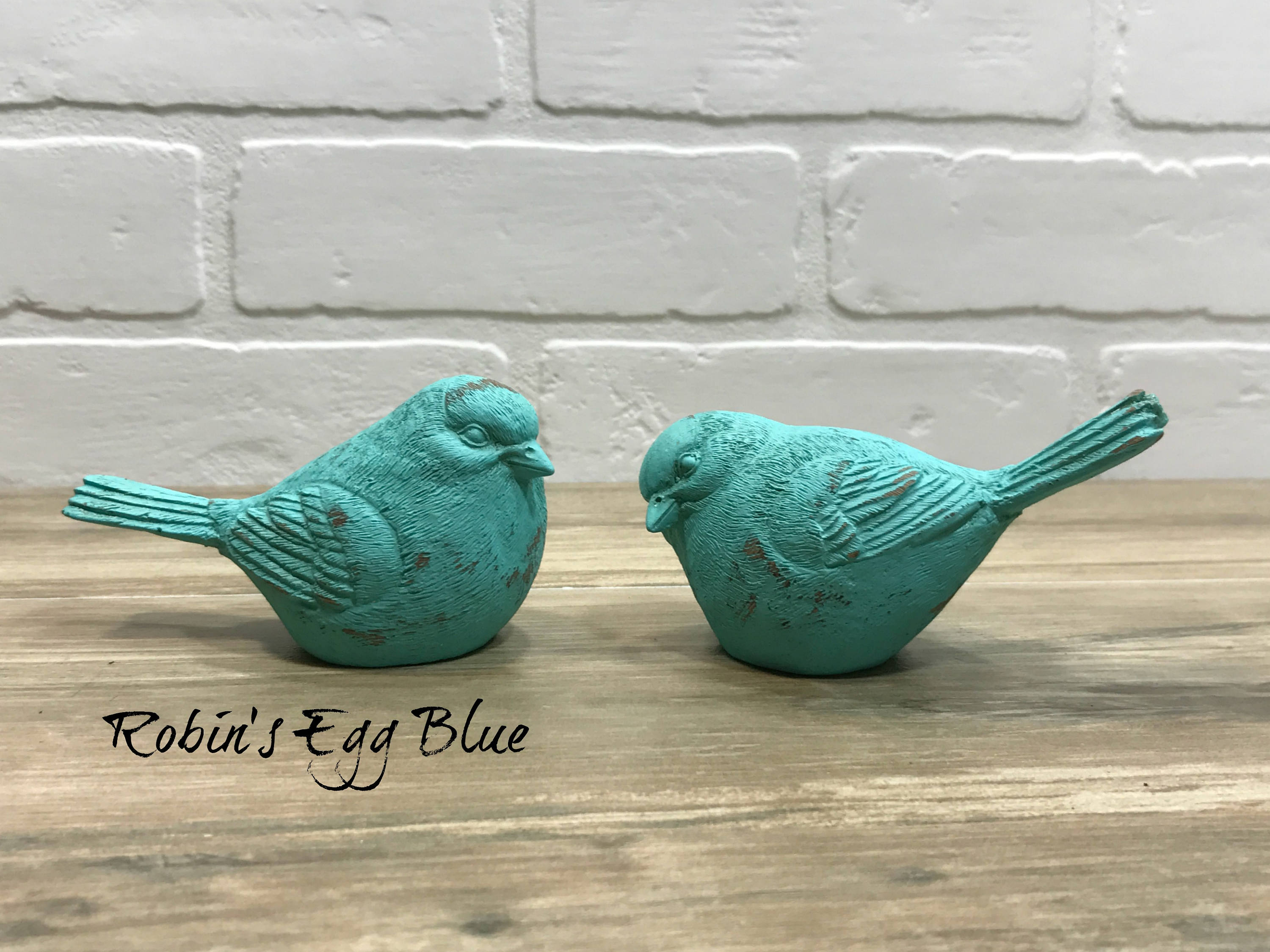 Pair of Birds Figurines//Available in a Variety of Colors//Set Etsy