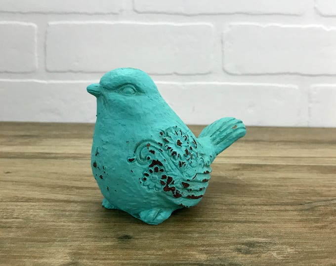 Floral Birds Figurines//available in a Variety of Colors//bird Etsy