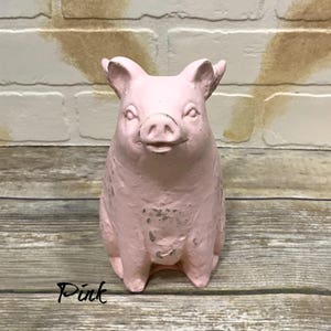 When Pigs Fly Statue Pig with Wings Figurine Farmhouse Decor Pig Figure French Country Rustic Tabletop Decoration Pig Collectibles