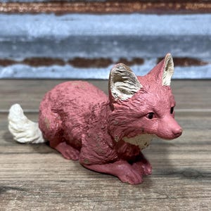 Ready To Ship Fox Figurine Woodland Décor Fox Statue Fox Collectible Farmhouse Fox Statue Fox Lover Gift Woodland Themed Nursery Gift