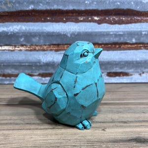 Ready To Ship Bird Figurine Bird Statue Shabby Chic Bird French Country Bird Farmhouse Decor Bird Tabletop Decor Bird Lover Gift
