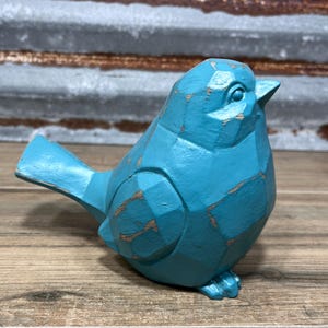 Ready To Ship Bird Figurine Bird Statue Shabby Chic Bird French Country Bird Farmhouse Decor Bird Tabletop Decor Bird Lover Gift