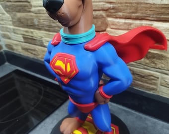 23-Scooby Doo urban style and superdoo 3d printed figure