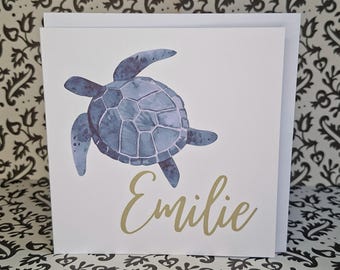 Personalised Birthday | Turtle Card