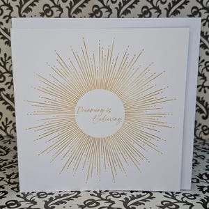 Pensieri e Momenti / Sognare è Credere - Cartolina Sunburst