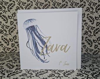 Personalised Birthday | Jellyfish Card