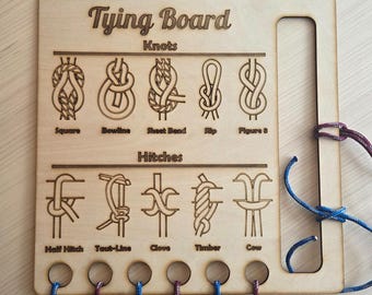 Knot Tying Board