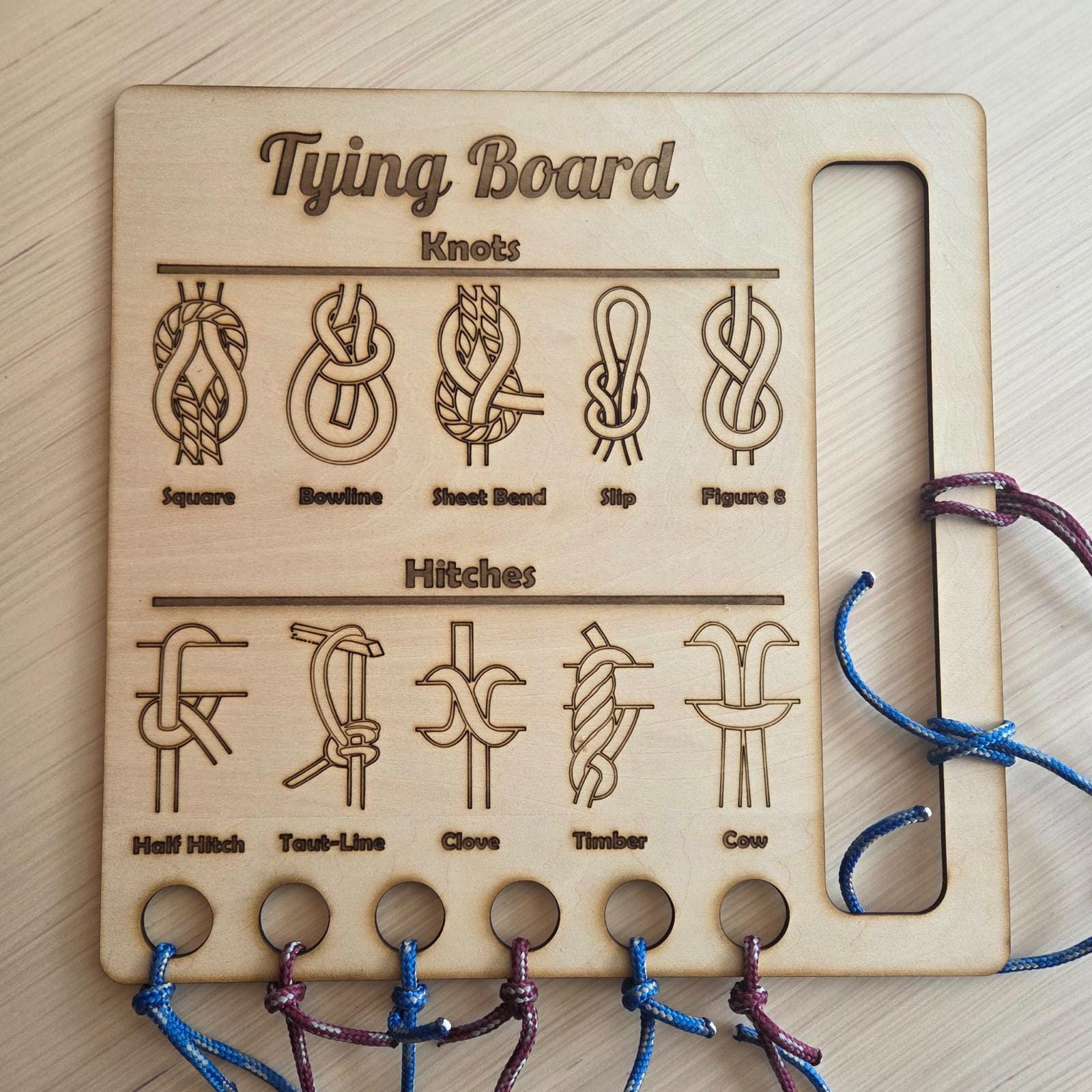 Rope Knot Board - Etsy Canada