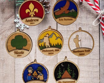 Personalized Outdoor Adventure Ornament – Custom Holiday Gift for Campers, Hikers & Nature Lovers