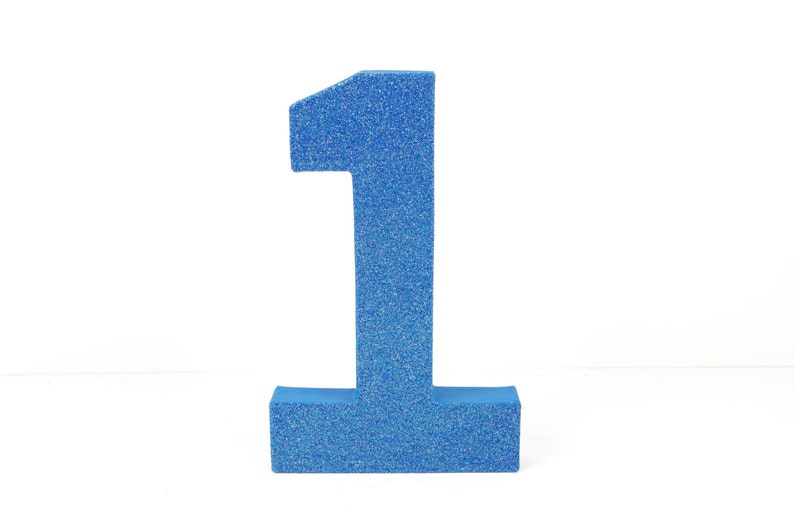 Blue Glitter Number 1 Birthday Party Decor Toy Story | Etsy