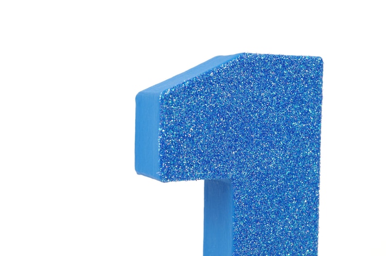 Blue Glitter Number 1 Birthday Party Decor Toy Story | Etsy
