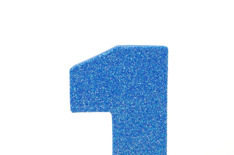 Blue Glitter Number 1 Birthday Party Decor Toy Story | Etsy