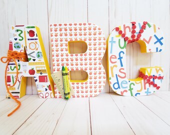 ABC Letter Set for Classroom or Nursery - Gift for Teacher - School Decoration