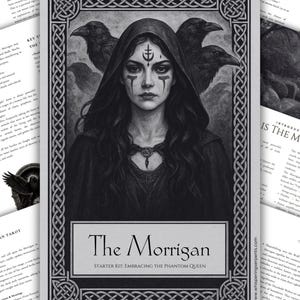The Morrigan Starter Kit: Celtic Goddess of Sovereignty & Prophecy | Rituals, Shadow Work, Irish Folklore | Printable PDF Grimoire