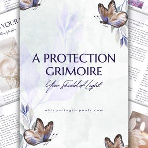 Guía de protección espiritual: Kit de defensa psíquica y blindaje energético / Hechizos de protección, corte de cordón, limpieza del aura / Supervivencia empática (PDF)