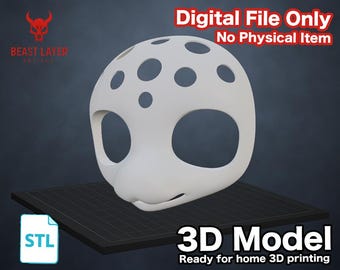 Base para cabeza de traje de piel de Kig, archivo STL, Fursona, impresión 3D DIY, Kemono Eyeblank, juego de dientes, fabricación de disfraces, Kigurumi, cosplay peludo, patrón de casco