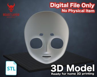 Base de cabeza de máscara de muñeca estilo Identity V, archivo STL para impresión 3D, casco de cosplay DIY, piezas de ojo a presión, patrón de traje peludo artesanal para disfraz de anime Kigurumi