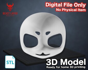 Base para cabeza de disfraz de furry, modelo 3D STL, marco de máscara peluda Kemono, archivo de impresión digital DIY, base para cabeza de gato, cachorro, perro, accesorio para disfraz de cosplay de animal