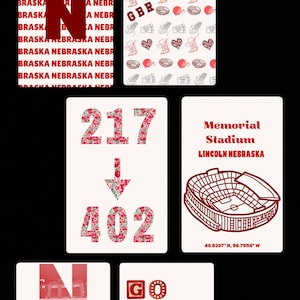 Custom Digital Prints for Dorm - Set of 6