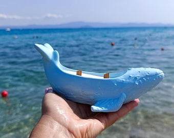 Scented Soy Candle “Whale” – Handcrafted & Customizable