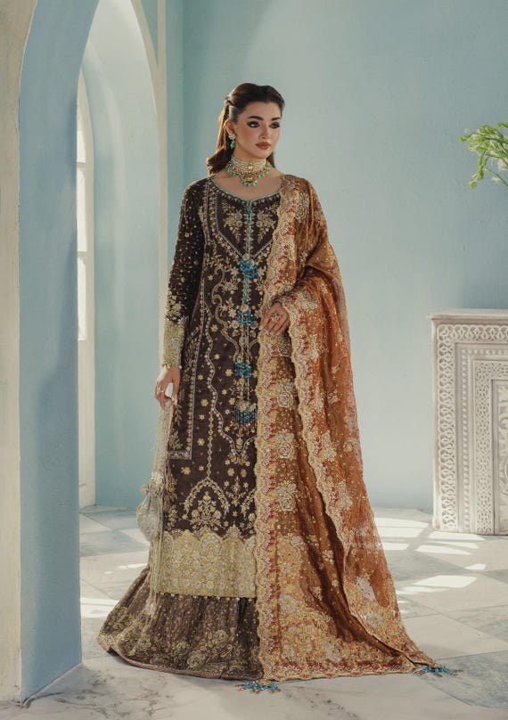 Velvet Long Sleeve Dress, Velvet Bridesmaid Maxi Dress, Gift for Her Winter  Dress, Elgance Velvet Indian Heavy Party Wear Saree Dress Ak - Etsy Israel
