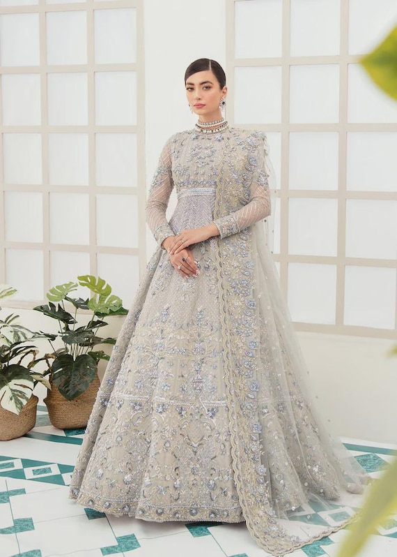 Buy Corset Wedding Dress, Pakistani Nikkah Anarkali Gown, Bridal Shower Dress Online in India