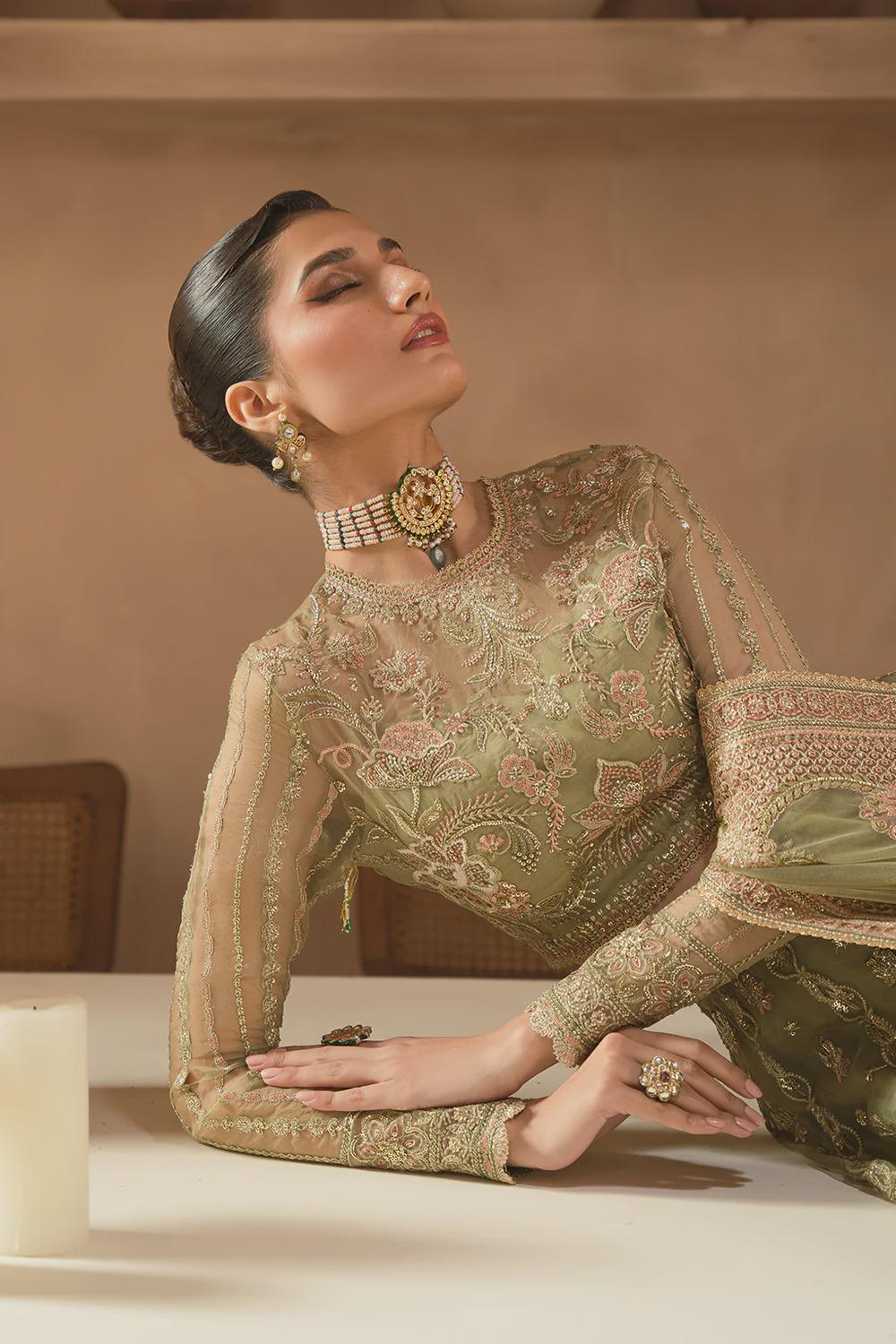 organza mehndi dress Bridal Mehndi Dress  2.3K reels on Instagram