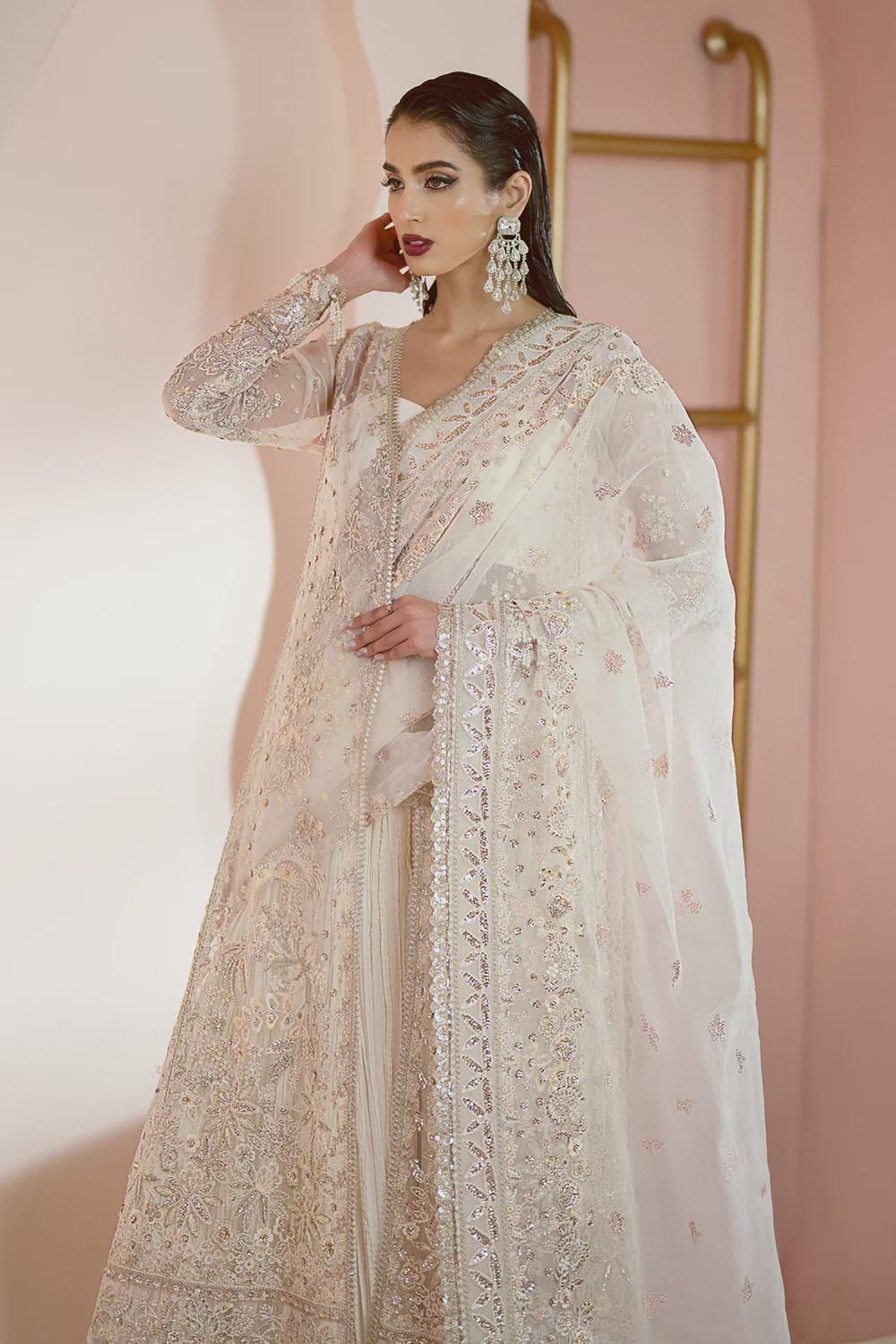 ivory nikkah dress Nikkah Bridal Ivory (D-13) Ammara Khan