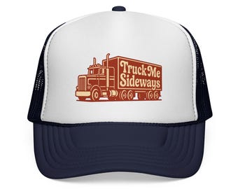 Casquette trucker latérale Truck Me | Motif brodé vintage semi-camion