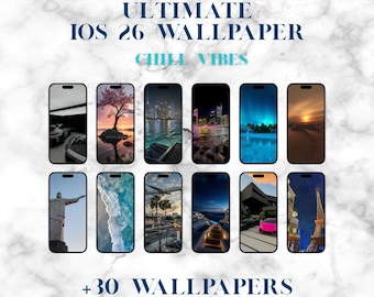 IOS 26 Wallpaper Bundle: Spatial Scenes & Chill Vibes (Digital Download)