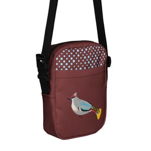 Bird Themed Utility crossbody bag | Gift for Him Under 40 | Hiking Accessory for Dad
