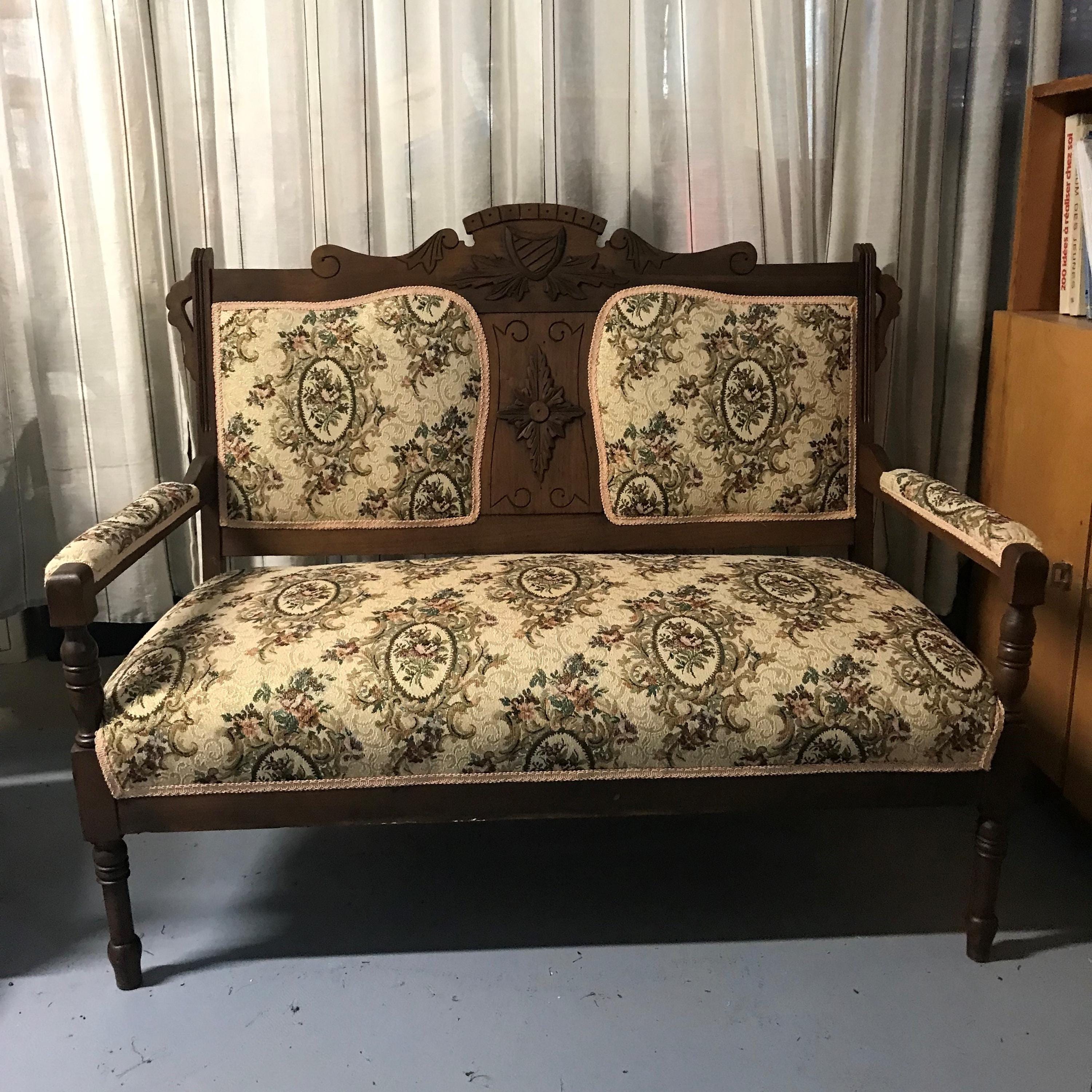 Carved sofa set antique - Etsy 日本
